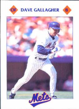 1993 Kahn's New York Mets #NNO Dave Gallagher Front
