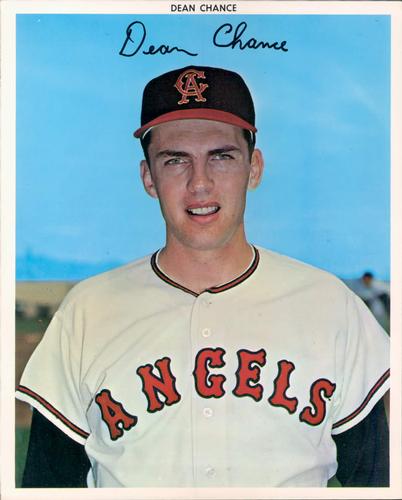 1966 Dexter Press California Angels 8x10 Photos #DT-9678-C Dean Chance Front