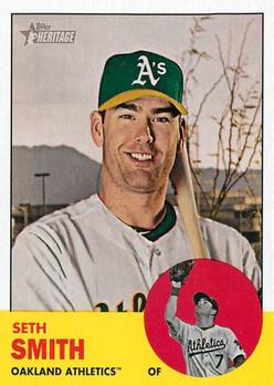 2012 Topps Heritage #128 Seth Smith Front