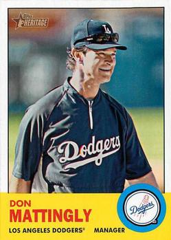 2012 Topps Heritage #154 Don Mattingly Front