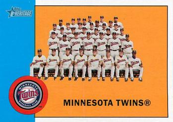 2012 Topps Heritage #162 Minnesota Twins Front