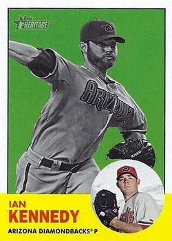 2012 Topps Heritage #197 Ian Kennedy Front