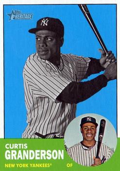 2012 Topps Heritage #200 Curtis Granderson Front
