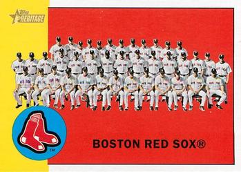 2012 Topps Heritage #202 Boston Red Sox Front
