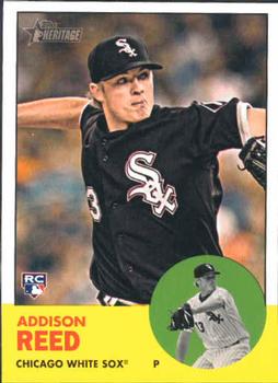 2012 Topps Heritage #223 Addison Reed Front