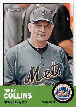 2012 Topps Heritage #233 Terry Collins Front