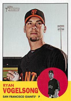 2012 Topps Heritage #235 Ryan Vogelsong Front