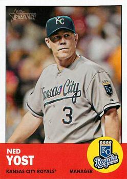 2012 Topps Heritage #23 Ned Yost Front