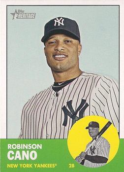 2012 Topps Heritage #264 Robinson Cano Front