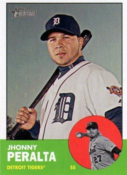 2012 Topps Heritage #278 Jhonny Peralta Front