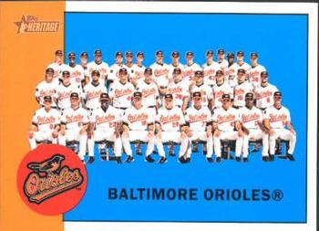 2012 Topps Heritage #377 Baltimore Orioles Front