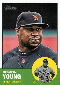 2012 Topps Heritage #25 Delmon Young Front