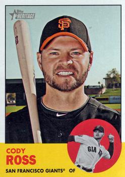 2012 Topps Heritage #30 Cody Ross Front
