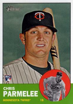 2012 Topps Heritage #40 Chris Parmelee Front