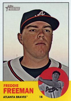 2012 Topps Heritage #53 Freddie Freeman Front