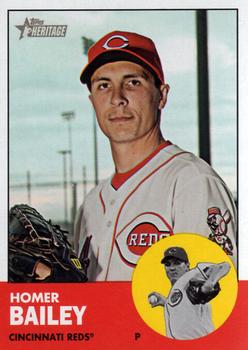 2012 Topps Heritage #70 Homer Bailey Front