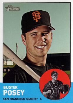 2012 Topps Heritage #85 Buster Posey  Front