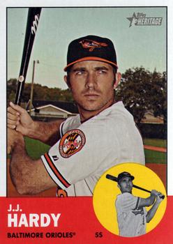 2012 Topps Heritage #88 J.J. Hardy Front