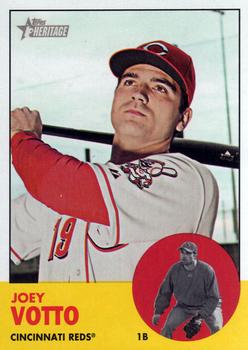 2012 Topps Heritage #90 Joey Votto Front