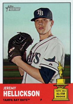 2012 Topps Heritage #111 Jeremy Hellickson Front