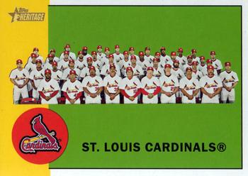 2012 Topps Heritage #114 St. Louis Cardinals Front