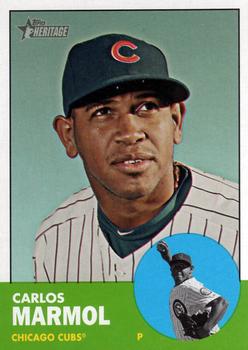 2012 Topps Heritage #212 Carlos Marmol Front