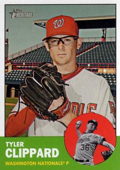 2012 Topps Heritage #263 Tyler Clippard Front