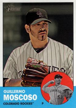 2012 Topps Heritage #339 Guillermo Moscoso Front