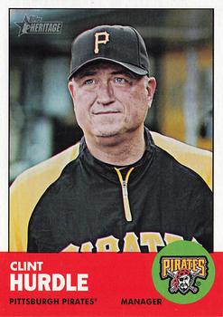 2012 Topps Heritage #393 Clint Hurdle Front