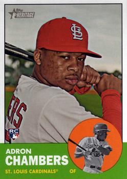 2012 Topps Heritage #458 Adron Chambers Front