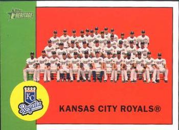 2012 Topps Heritage #397 Kansas City Royals Front