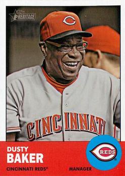 2012 Topps Heritage #422 Dusty Baker Front
