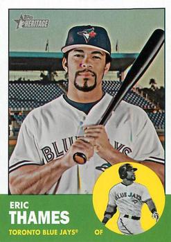 2012 Topps Heritage #428 Eric Thames Front