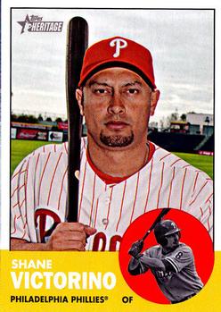 2012 Topps Heritage #434 Shane Victorino Front