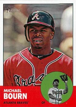 2012 Topps Heritage #46 Michael Bourn Front