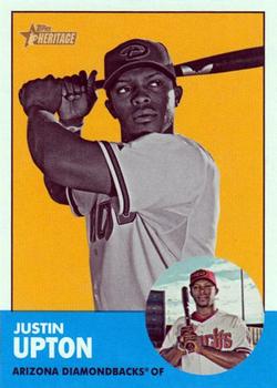 2012 Topps Heritage #481 Justin Upton Front