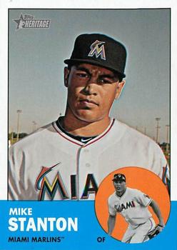 2012 Topps Heritage #483 Mike Stanton Front