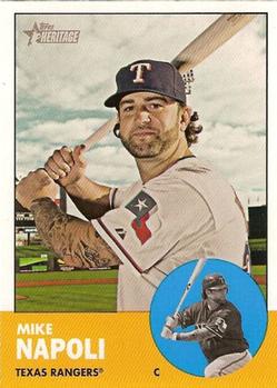 2012 Topps Heritage #485 Mike Napoli Front
