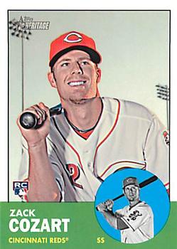 2012 Topps Heritage #H619 Zack Cozart Front