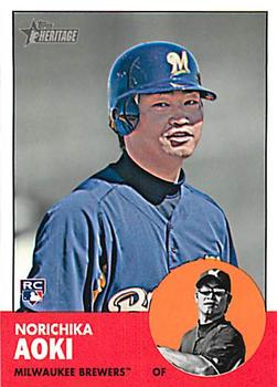 2012 Topps Heritage #H640 Norichika Aoki Front