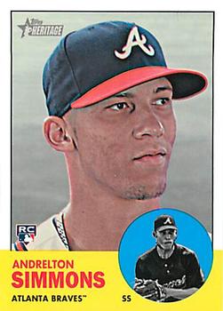 2012 Topps Heritage #H642 Andrelton Simmons Front