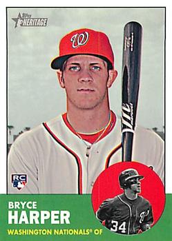 2012 Topps Heritage #H650 Bryce Harper Front