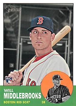 2012 Topps Heritage #H651 Will Middlebrooks Front