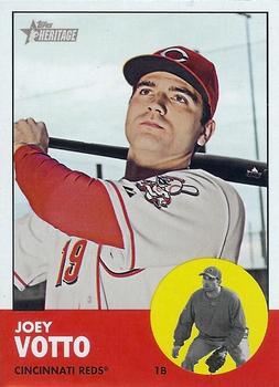 2012 Topps Heritage #90 Joey Votto Front
