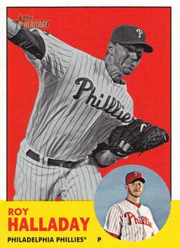 2012 Topps Heritage #91 Roy Halladay Front