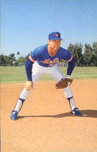 1986 Barry Colla New York Mets Photocards #1086 Ray Knight Front