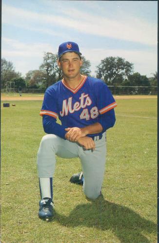 1986 Barry Colla New York Mets Photocards #2286 Randy Myers Front