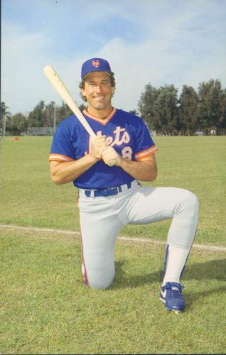 1986 Barry Colla New York Mets Photocards #386 Gary Carter Front