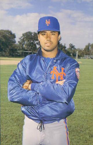 1987 Barry Colla New York Mets Postcards #1187 Ron Darling Front