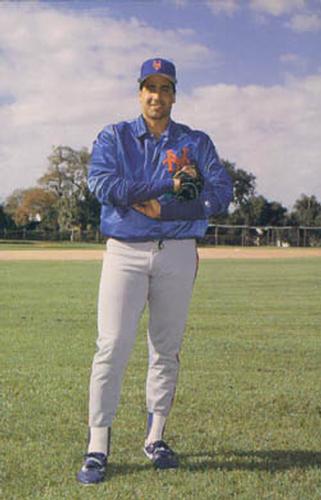 1987 Barry Colla New York Mets Postcards #1287 Sid Fernandez Front